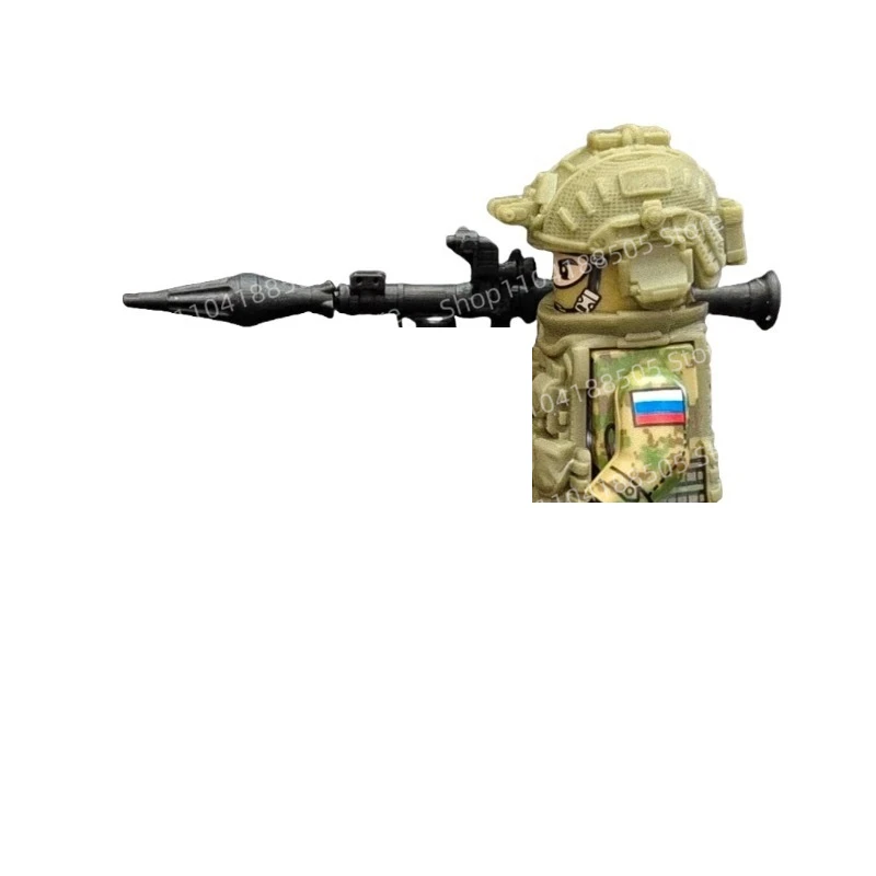 MOC Military Personnel Building Blocks, Third-party Javelins, Rocket Launchers, Modern Equipment Accessories