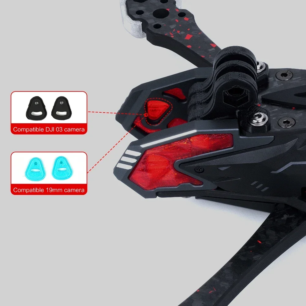 Axisflying Manta 5 Pro DC/Squashed X 5 นิ้ว 6S FPV ชุดกรอบฐานล้อ 226.5 มม.สําหรับ RC FPV Freestyle Drone