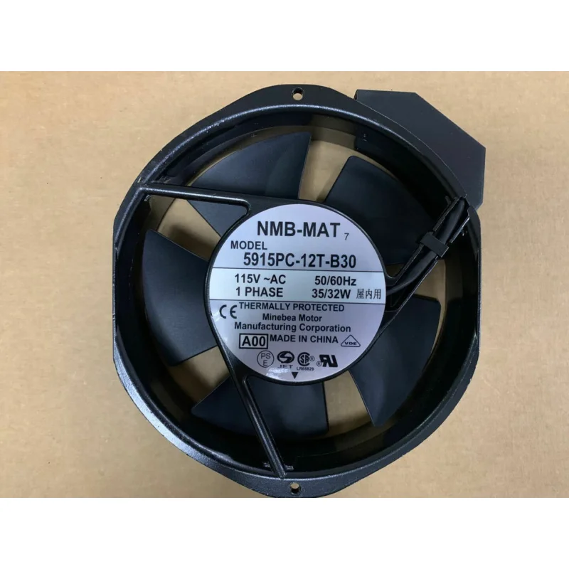 for NMB-MAT 5915PC-12T-B30-A00 Fan 115V 50/60Hz 35/32W 5915PC-12T-B30 NEW