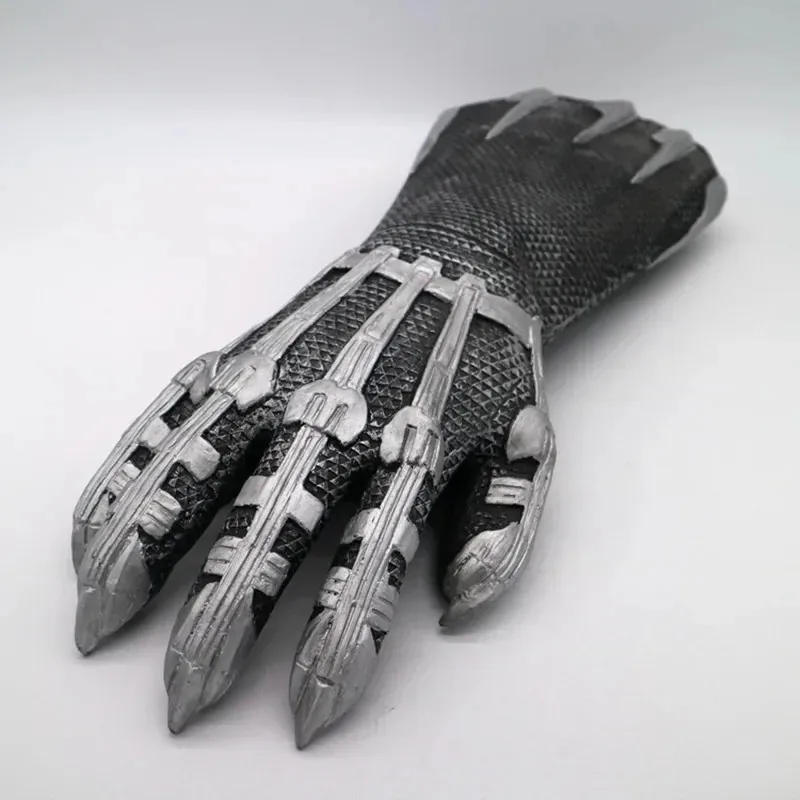 Cycosplay super-herói pantera negra luvas látex braço traje fantasia vestido festa anime palco mostrar adereços natal presente de halloween