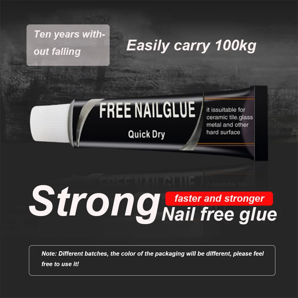 Super All-purpose Glue Quick Drying Glue Strong Adhesive Sealant Waterproof Fix Glue Nail Free Adhesive For Stationery Glass