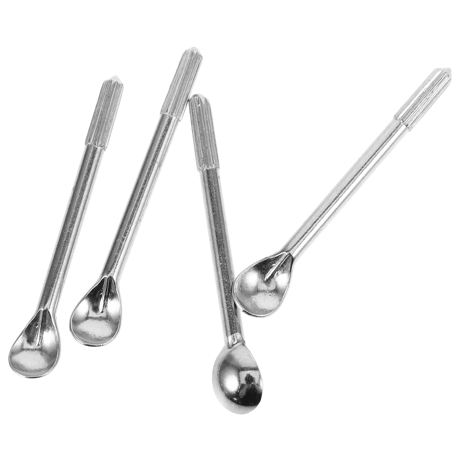 

4pcs Silver Spoon Nails Rod Maintenance Hardware Piano Spoon Hardware Replacement Parts Kit Accessories