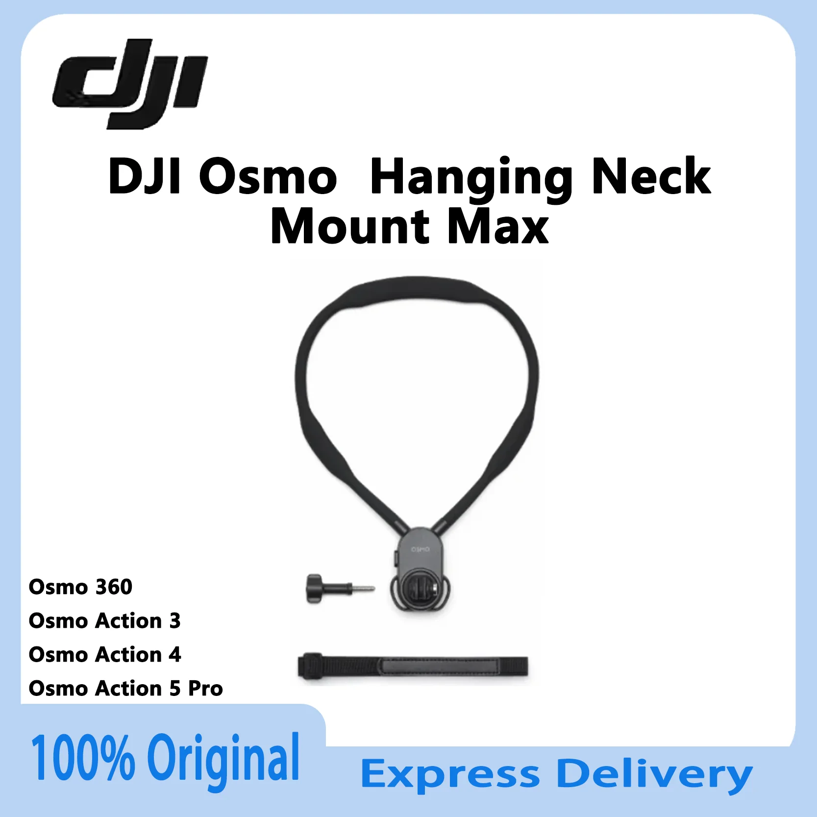 

Оригинальное крепление для шеи DJI Osmo для камер DJI Osmo 360 Action 3, Action 4, Action 5 Pro, аксессуары для камеры