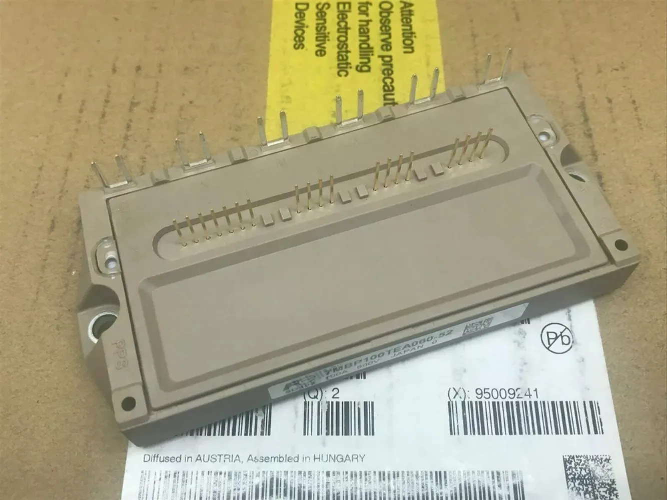 1 pezzo nuovissimo modulo IGBT originale 7MBP100TEA060-52 7MBP100TEA060-52