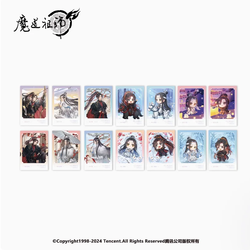 2025-anime-grandmaster-do-cultivo-demoniaco-mdzs-serie-de-plumagem-de-inverno-wei-wuxian-lan-wangji-cracha-de-camera-instantanea-caixa-aleatoria