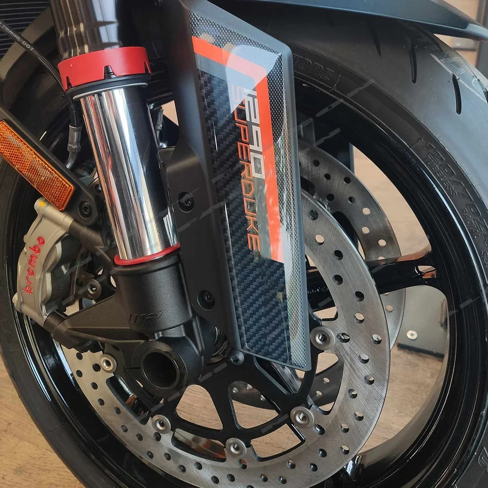 Front Fork Fender Protection Sticker Kit for KTM 1290 Super Duke R 2020-2022 3D Epoxy Resin Sticker