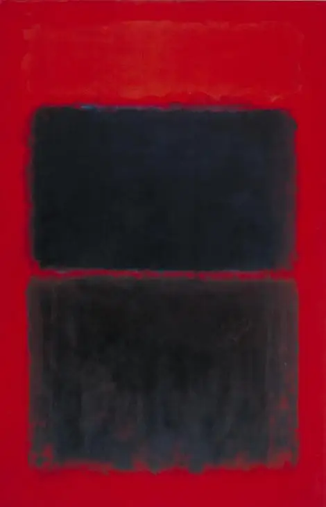 

100% handmade high quality Abstract Oil Painting Reproduction on Linen Canvas,Light Red over Black 1957 by Mark Rothko,