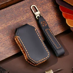 Leather Car Key Case Cover Accessories for Kia Sportage 2021 Ray Sorento Soul Telluride Cerato 2020 K5 K8 K3 KX3 KX7 Seltos 2022