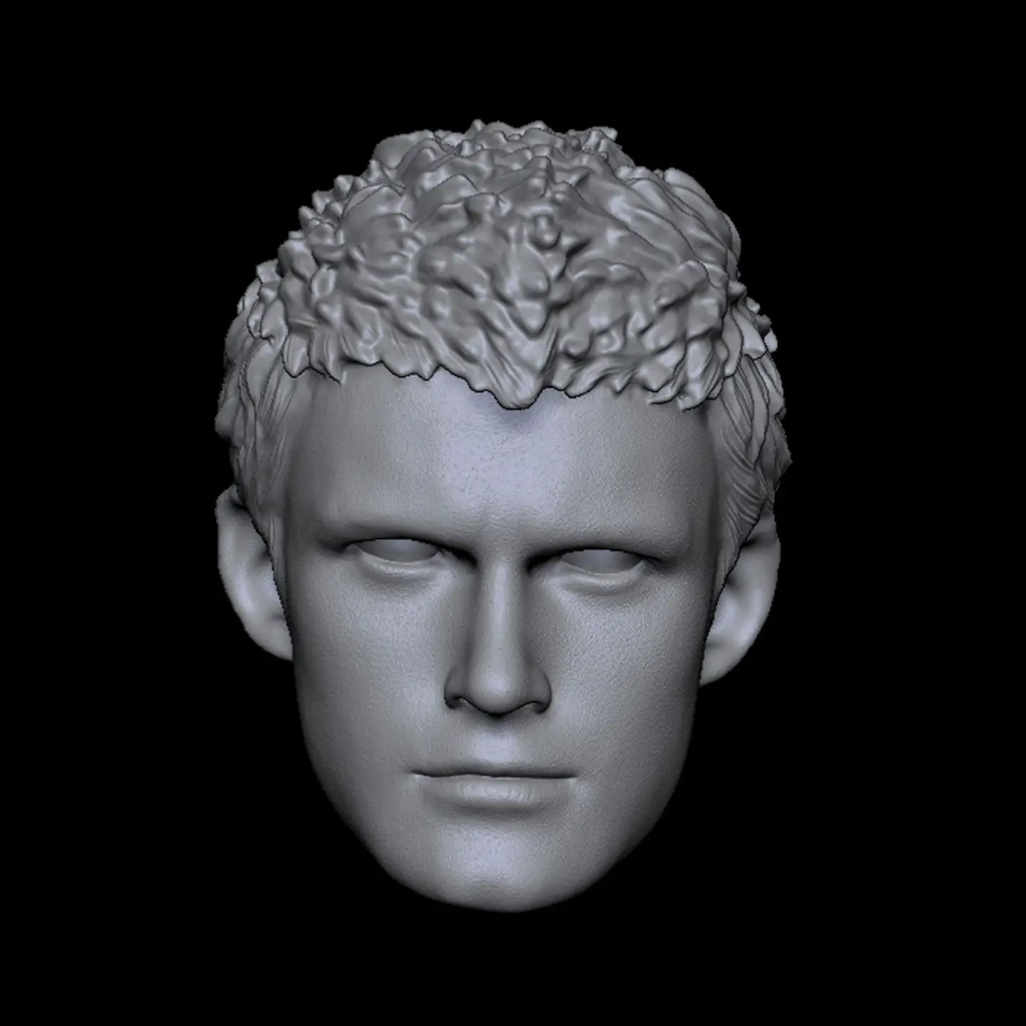 

HL205 Customized 1/18 1/12 1/10 Nero Unpainted Head Sculpt for 3.75" 6" 7" Figure SHF ML Mafex Mez NECA Mcf