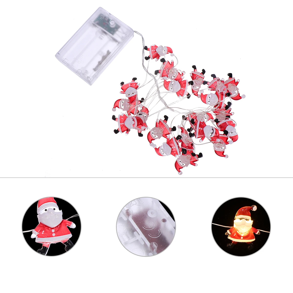 

LED String Lights 300 Bulbs Warm Cool Holiday Decoration Supplies Waterproof IP42 Fairy Lights for Home Garden