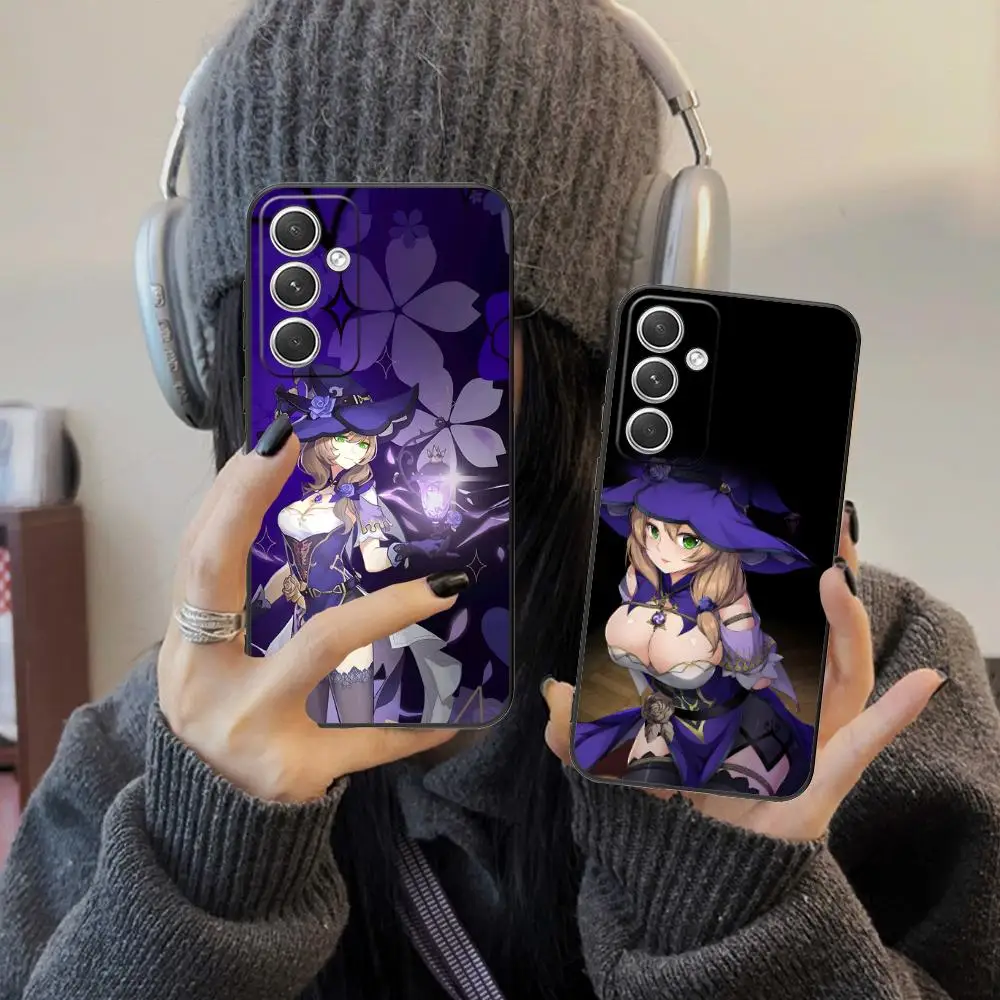 

Чехол для телефона Genshin Impact Lisa для Samsung Galaxy S25 S24 S23 S22 S21 S20 Note20 Plus FE Ультрацветная печать Роскошные мобильные телефоны