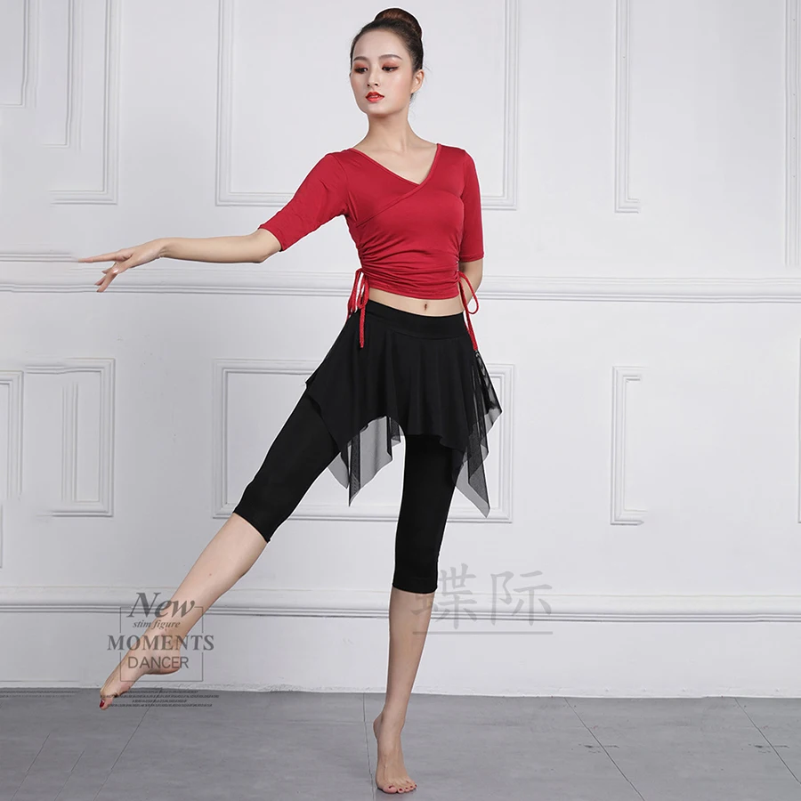 Belly Dance Top Short / Long Culottes Set Practice Clothes Sexy Women Suit Performance Oriental Costume Festival Outfit Gypsy