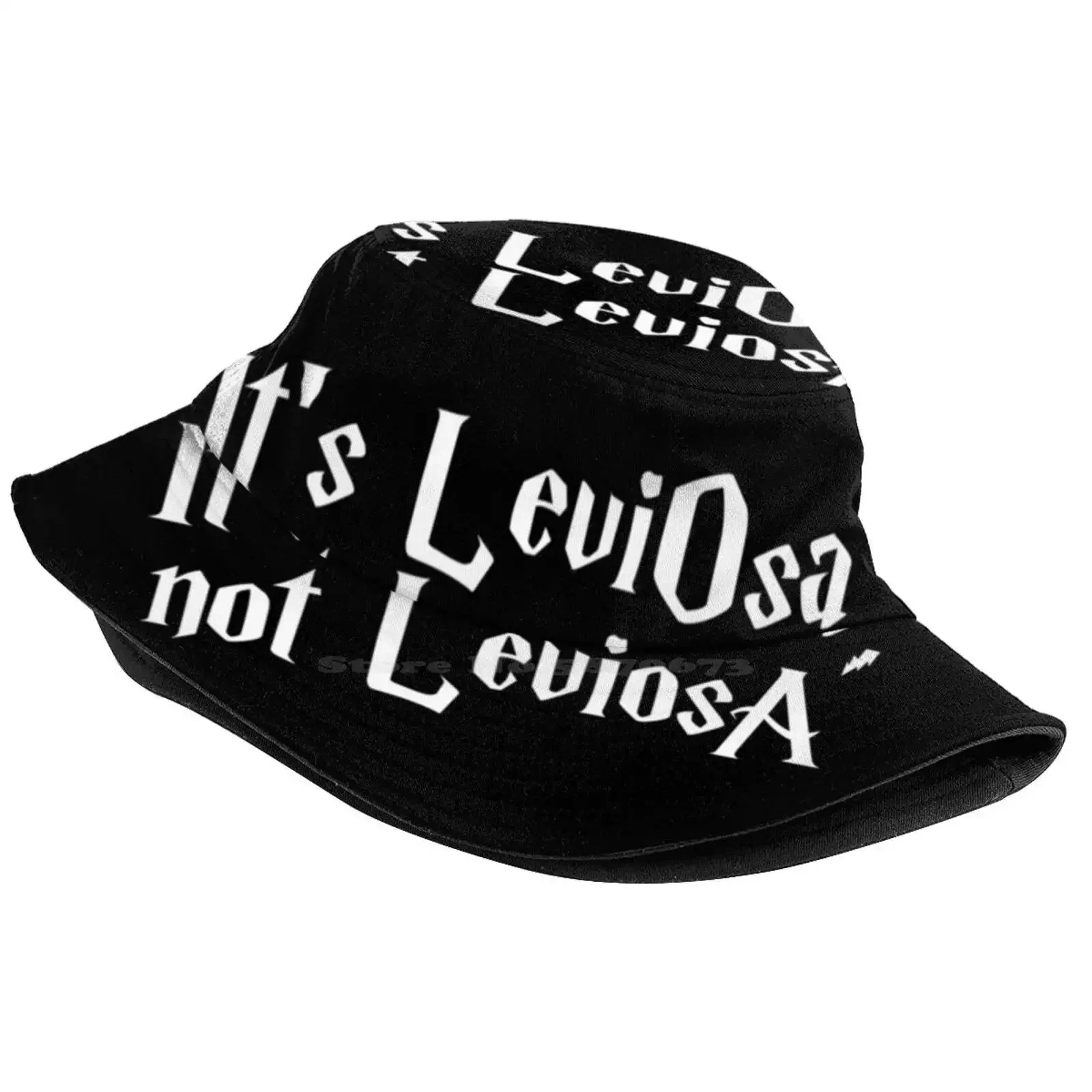 Is Leviosa, Not Leviosa Sun Cap Fisherman Hat Bucket Hats Leviosa Wizard Magic Hp Spells Ron Weasley