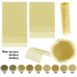 1pcs 20-200 Mesh Brass filter screen  Woven Wire High Quality Brass Screening Filter Sheet Net Nonmagnetic Signal Screen Tool