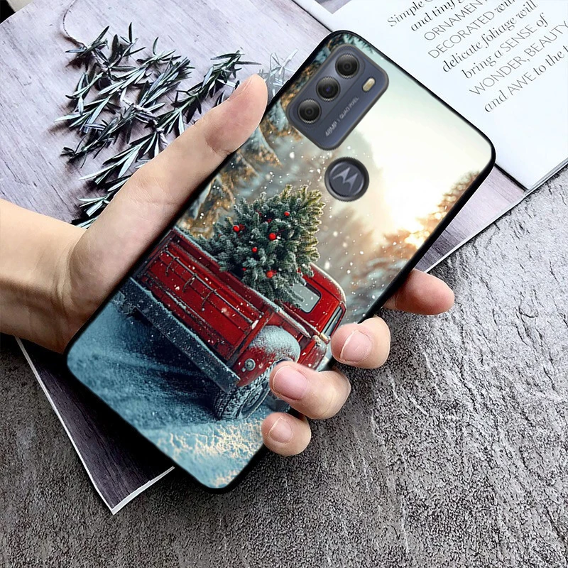 

Phone Case For Moto G85 G55 G05 G14 G75 G31 G50 G10 G20 G30 G60 G13 G32 G84 G54 G53 G72 G24 Power Santa Christmas Tree