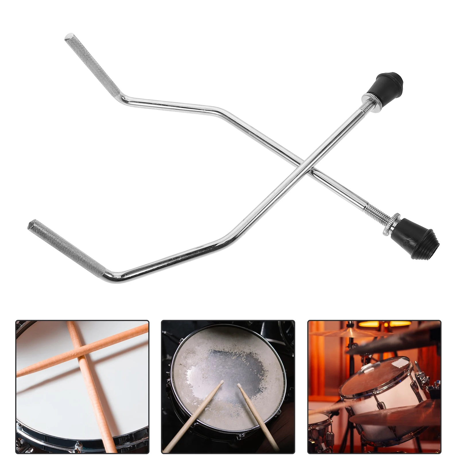 

2Pcs Drum Stand Feet Drum Leg Holder And Support Stands Bracket Drum Kit Legs Replacement Essential Drum Accessory For Stability
