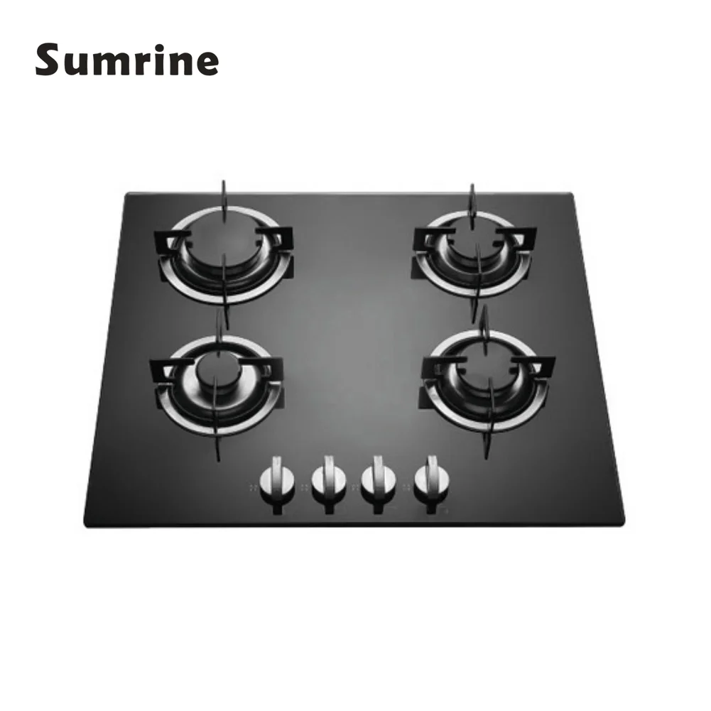 2025 Premium Placa de gás embutida com 3 queimadores - Fogão de cozinha comercial no atacado