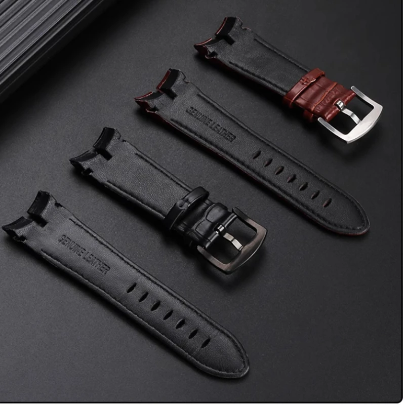 26mm For Roger Dubuis EXCALIBUR watchband RDDBEX0405 Crocodile textured cowhide watch strap metal buckle Men 42mm Accessories