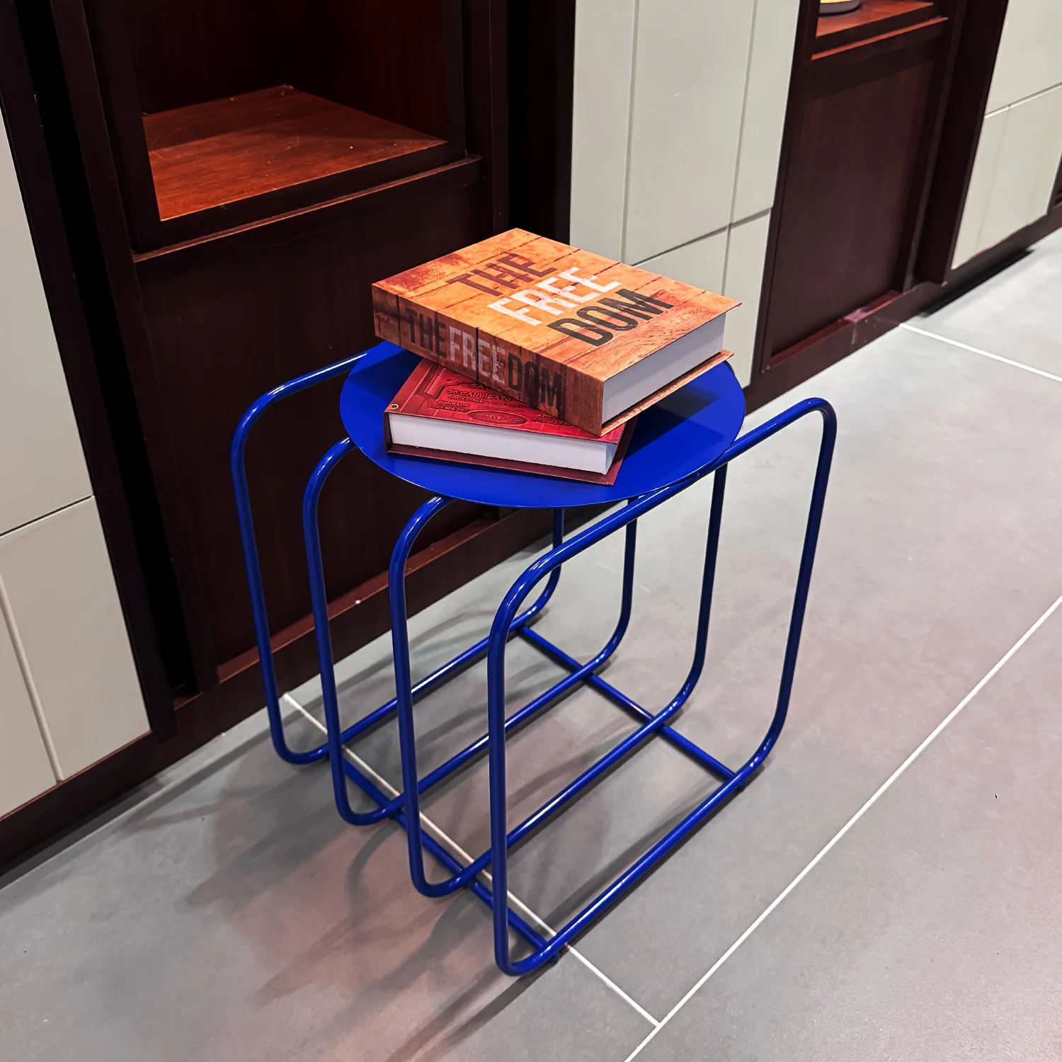 Metal Coffee Table with Storage Space Minimalist Design Multifunctional Side Table Living Room Furniture Home Decoration
