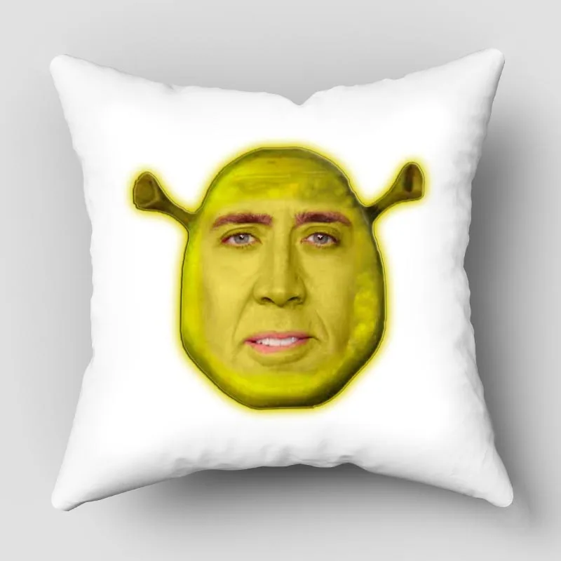 Magical Nicolas Cage Cushion Cover with Sequins Pillow Cover 45*45cm Home Car Decoraion PW