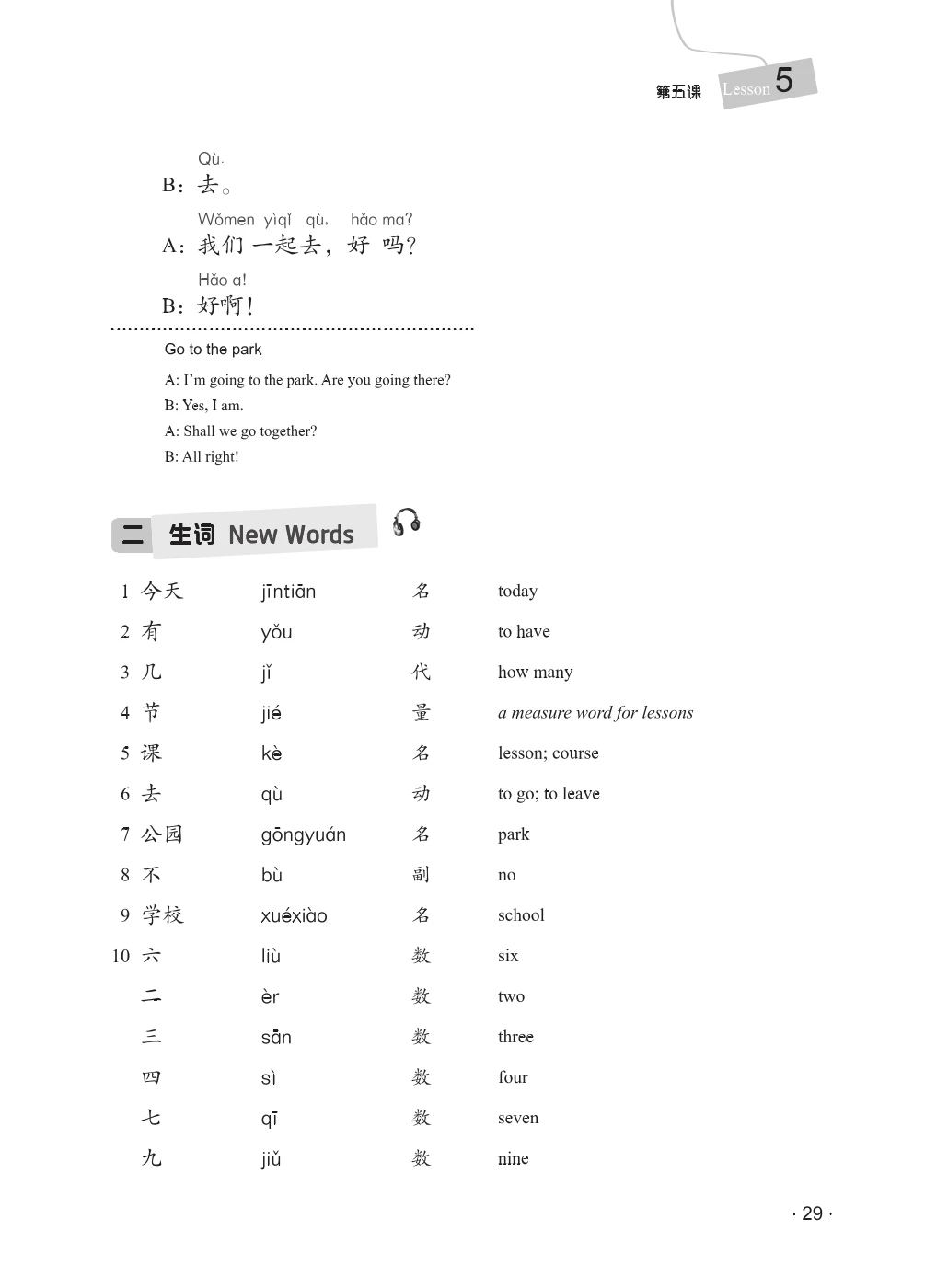 Picture 4: Spoken Chinese Course（I）