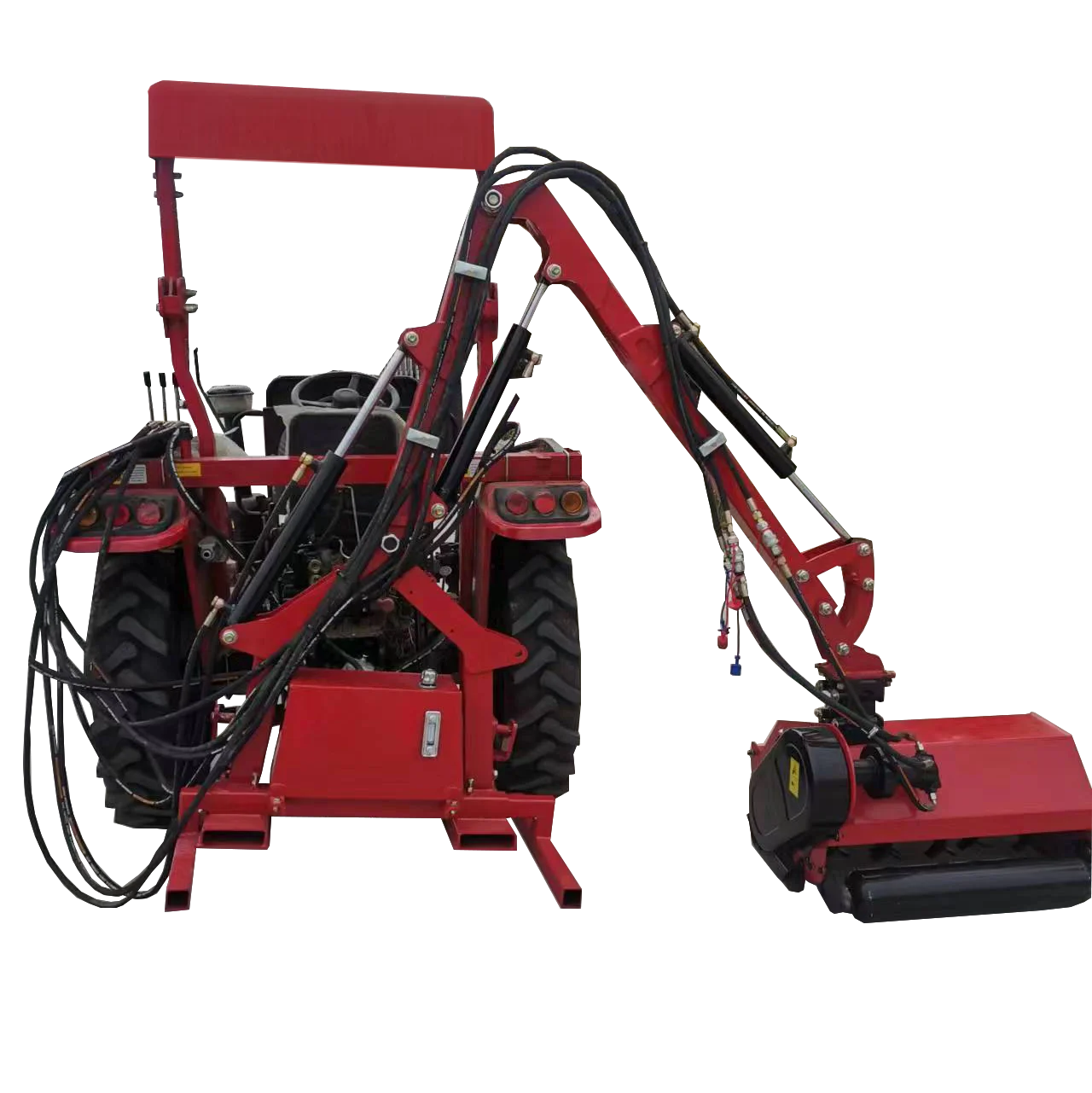 Hydraulic Portable Lawn Mowers for Repairing Lawns on Both Sides of the Road