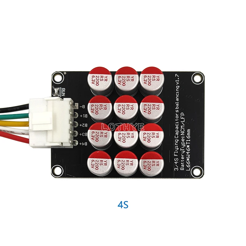 3S 4S Active Equalizer Balancer Board 5A Lithium Battery Li-ion Lipo Lifepo4 LTO Battery Energy Capacitor BMS ﻿