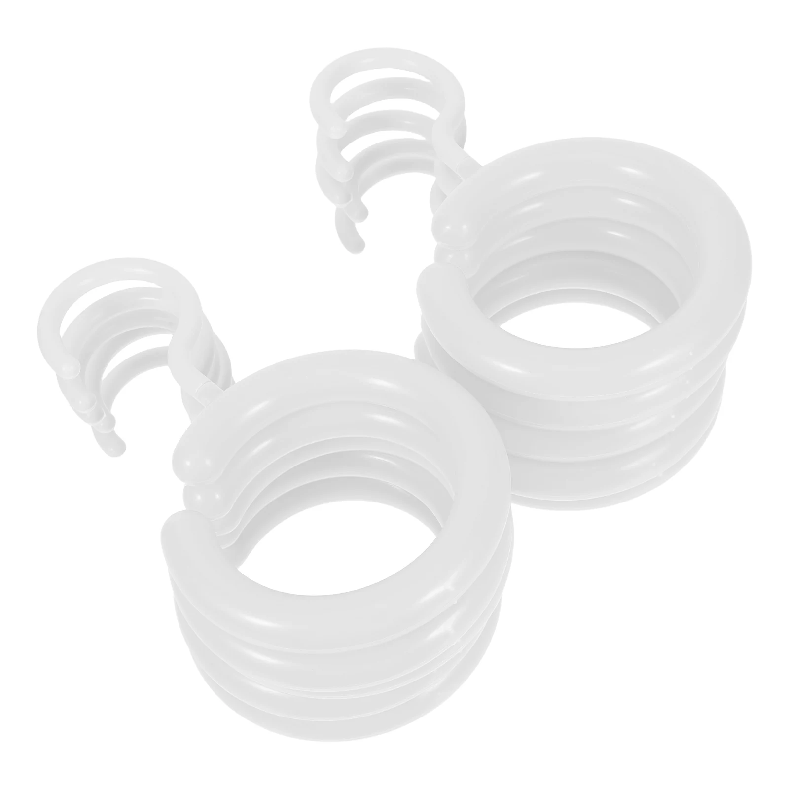 

10pcs Round Scarf Tie Hanger Closet Anti-Slip Multi-Functional Space-Saving Belt Purse Organizer Hook Home Bedroom Closet