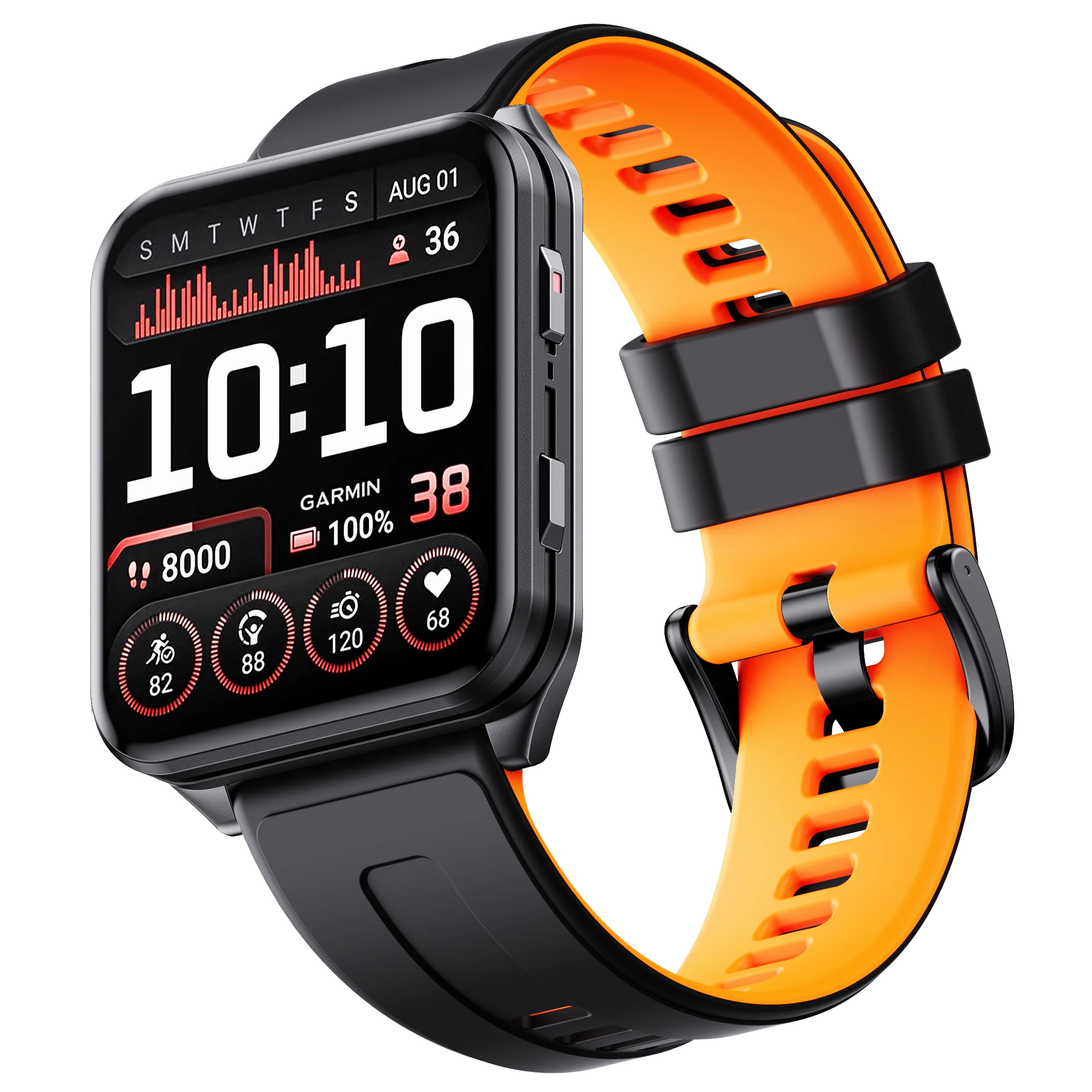 Sport Silicone Watch Strap for Garmin Venu X1, 24mm Replacement Silicone Wristband Venu X1 Band for Men Women Gift