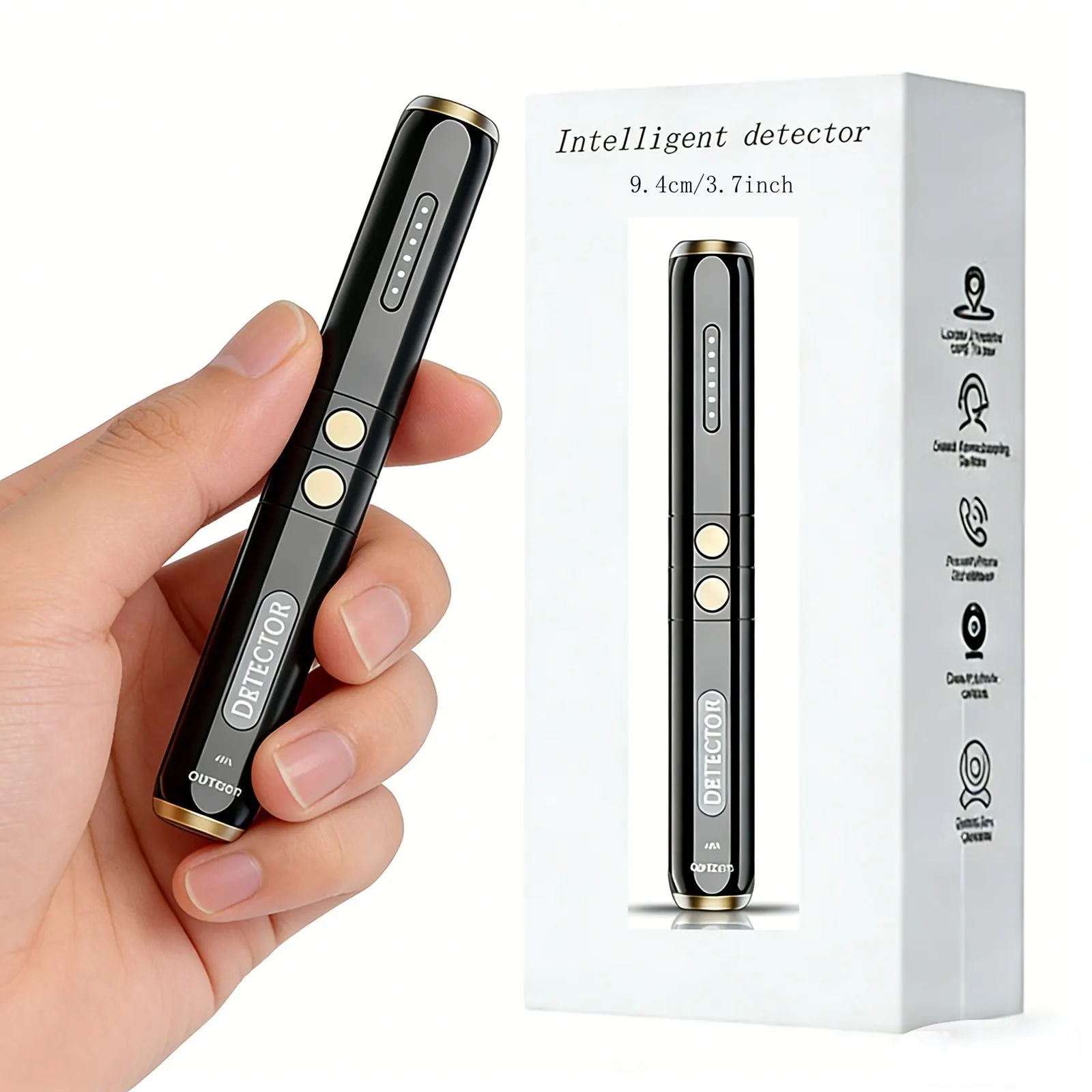 

YA3 Multi-functional privacy detector, emergency lighting, anti-eavesdropping and anti-spying, portable and long-lasting battery