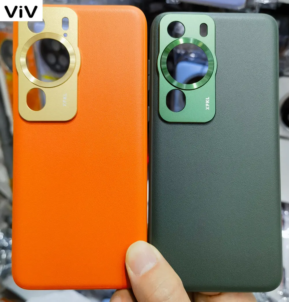 

Thin Matte Vegan Leather Back Case For Huawei P60 Pro / P60 / P60 Art Anti Fingerprint Shell Cover