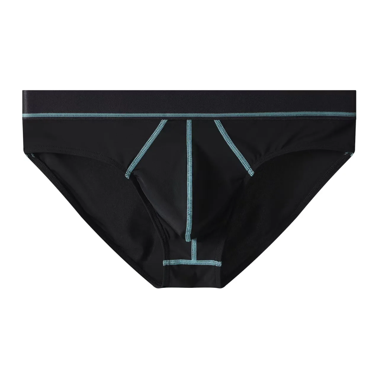Men's ice briefs briefs Men's sensible pouch sports wicking sweat breathable mid-waist shorts