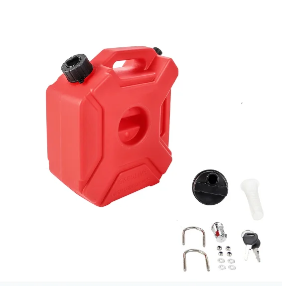 

3L/5L Portable Plastic Cans Gas Fuel Tank Emergency Backup SUV Motorcycle Accessories Petrol Diesel Storage Gas Tank with Lock