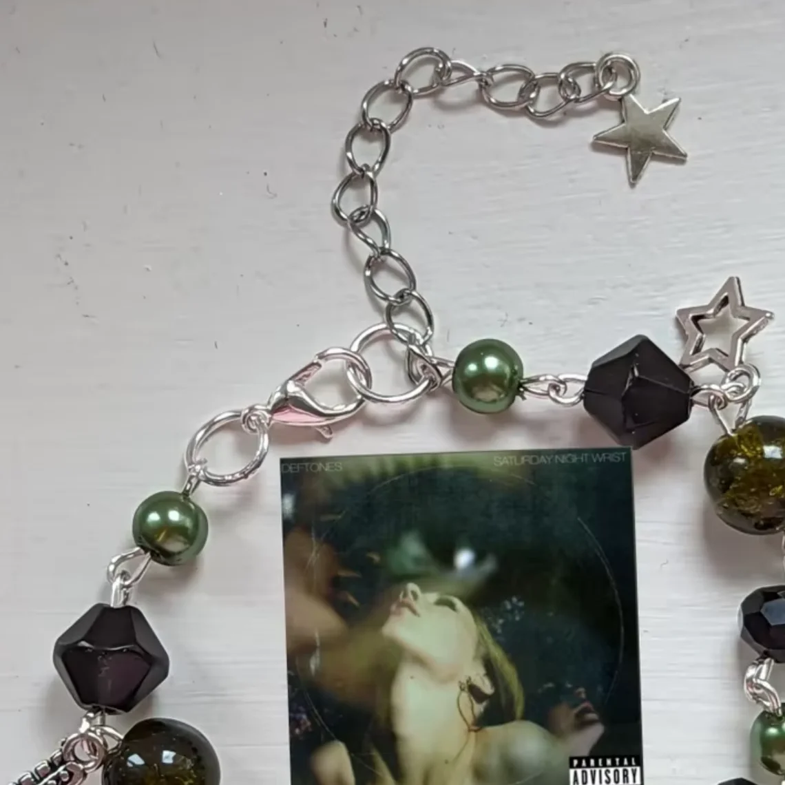 Handmade Y2K Jewelry Rock Bracelet Deftones Theme Charm Bracelet