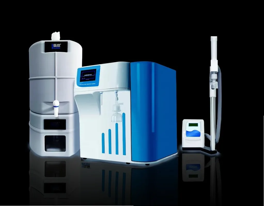 Smart Laboratory Ultra Pure Water Purifier with Touchscreen Control 18 2 and Programmable Dispense Modes for Automated Workflows