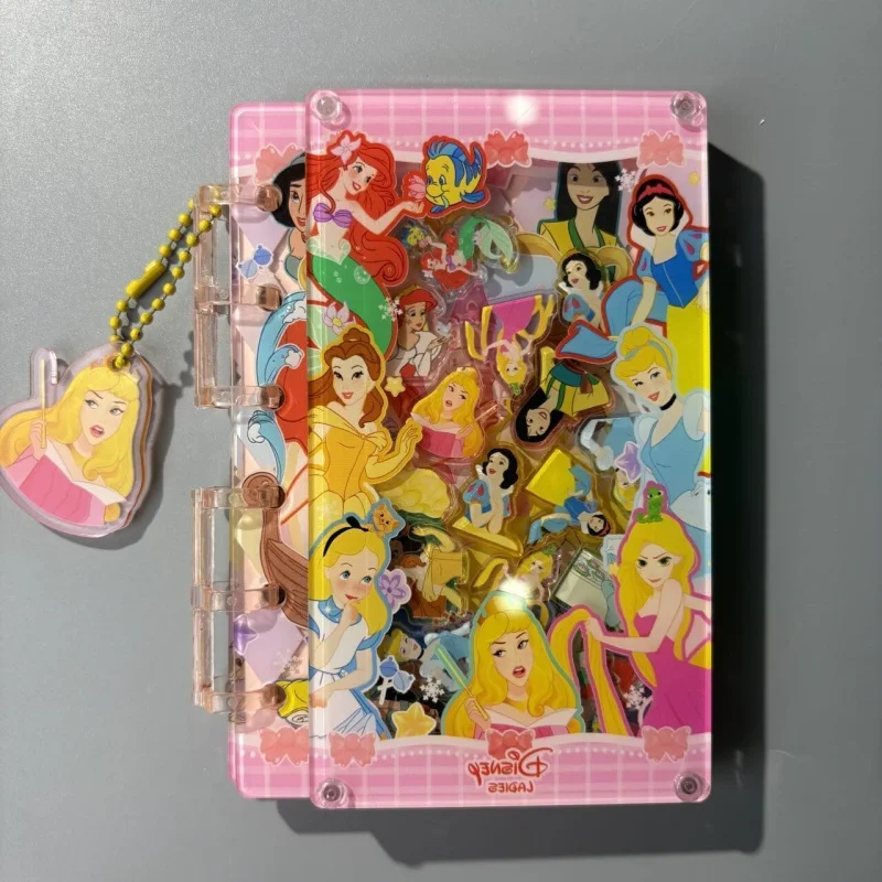 

A7/A9 Disney Princess Snow White Cinderella Alice Kingsleigh Shake Fun Acrylic Looseleaf Notebook Student Guestbook Easter Gift