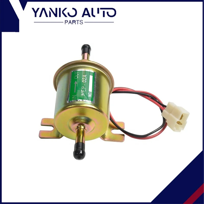 12V HEP-02A Brand New Electronic Low Pressure Fuel Pump for Most Car Carburetor Motorcycle ATV Universal Diesel Petrol