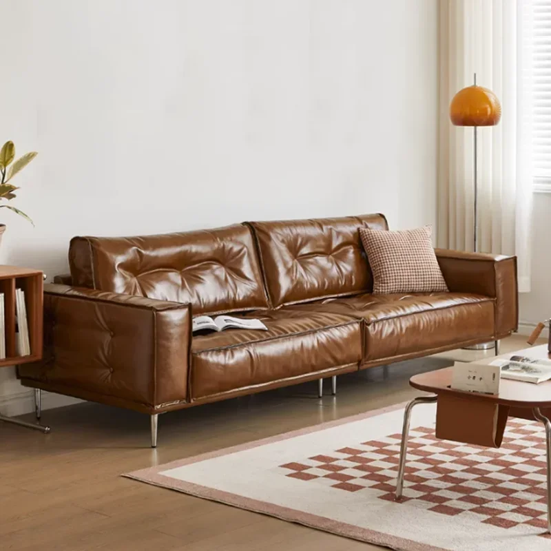 #Italian Yellow European Sofa Large Back Support 2 Seater Fluffy Sofa Chaise Puffs Sofas Modernos Para Sala Apartment Furniture