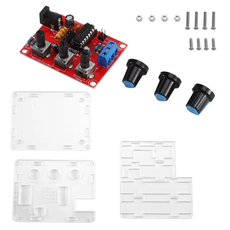 VEHO-XR2206 High Precision Function Generator 1Hz-1Mhz Adjustable Sine Square Triangle Wave Signal Generator With Shell
