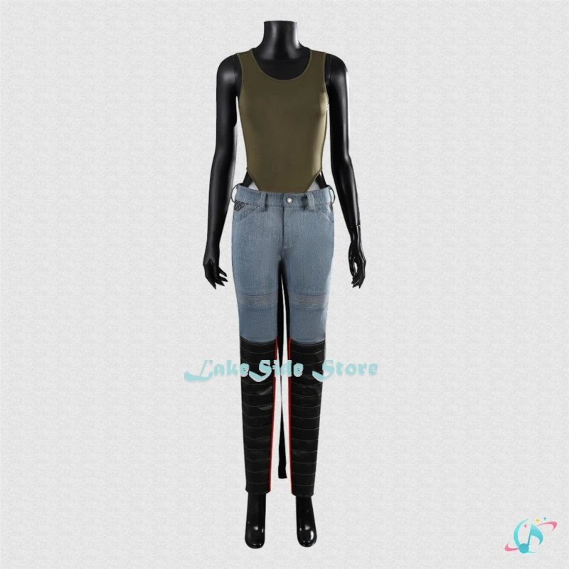 LakeSide Store CyberrPunk Panam تأثيري بالمر عموم تأثيري حلي لعبة Roeplay سترة بنطلون النساء السراويل عيد الميلاد الملابس