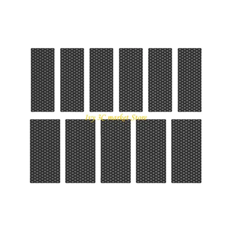 

D7YC Universal Silicone NonSlip Sticker Grip Pad for Mouse Keyboards Controller