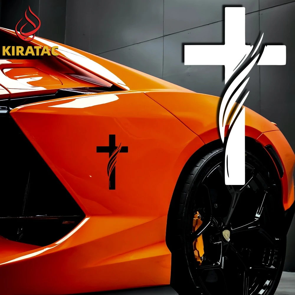 

1 шт. креативная готическая наклейка с крестом для мотоцикла, легко наносимая виниловая наклейка для обтекателя, шлема, боковой панели, скутера, велосипеда, декор