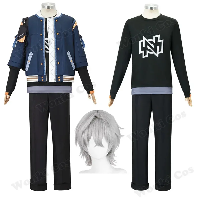 

Zenless Zone Zero Wise Cosplay Costume Game Protagonists Male Cosplay Wig for Men Role Play Carnival Outfits