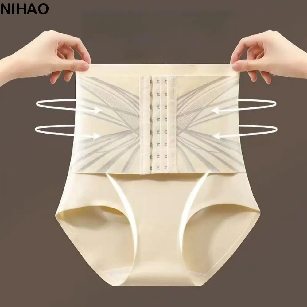 

Fashion High Waist Slimming Shapewear Buckle Shapers Seamless Panties Women Waist Trainer Lingerie Butt Lifting Briefs Women