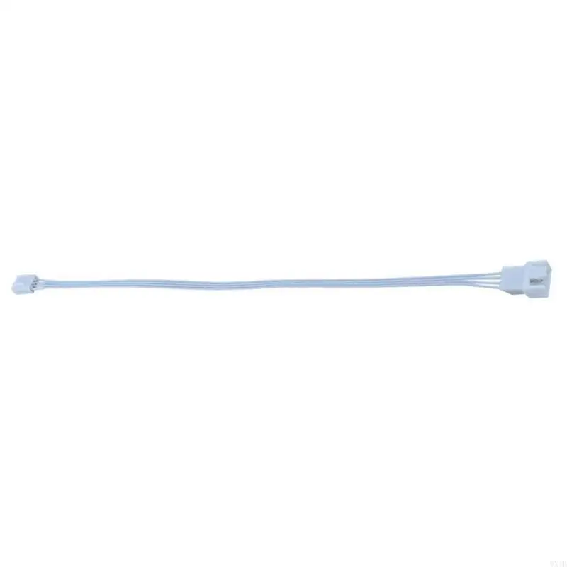 Flexible 4PIN CPU Cooling Fan Power Extension Wire Supports 3pin/4pin Fan 