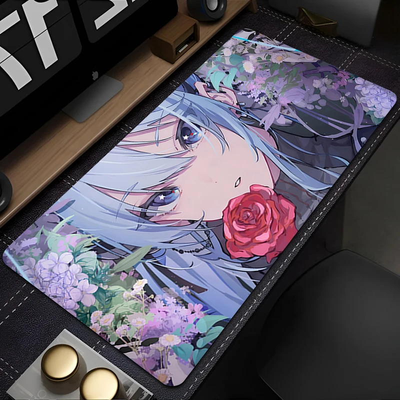 Mouse Pad Anime Gamer Gaming Accessories Varmilo H-hololive Hoshimachi Suisei Keyboard PC Computer Desk Mat Carpet CSGO Mousepad
