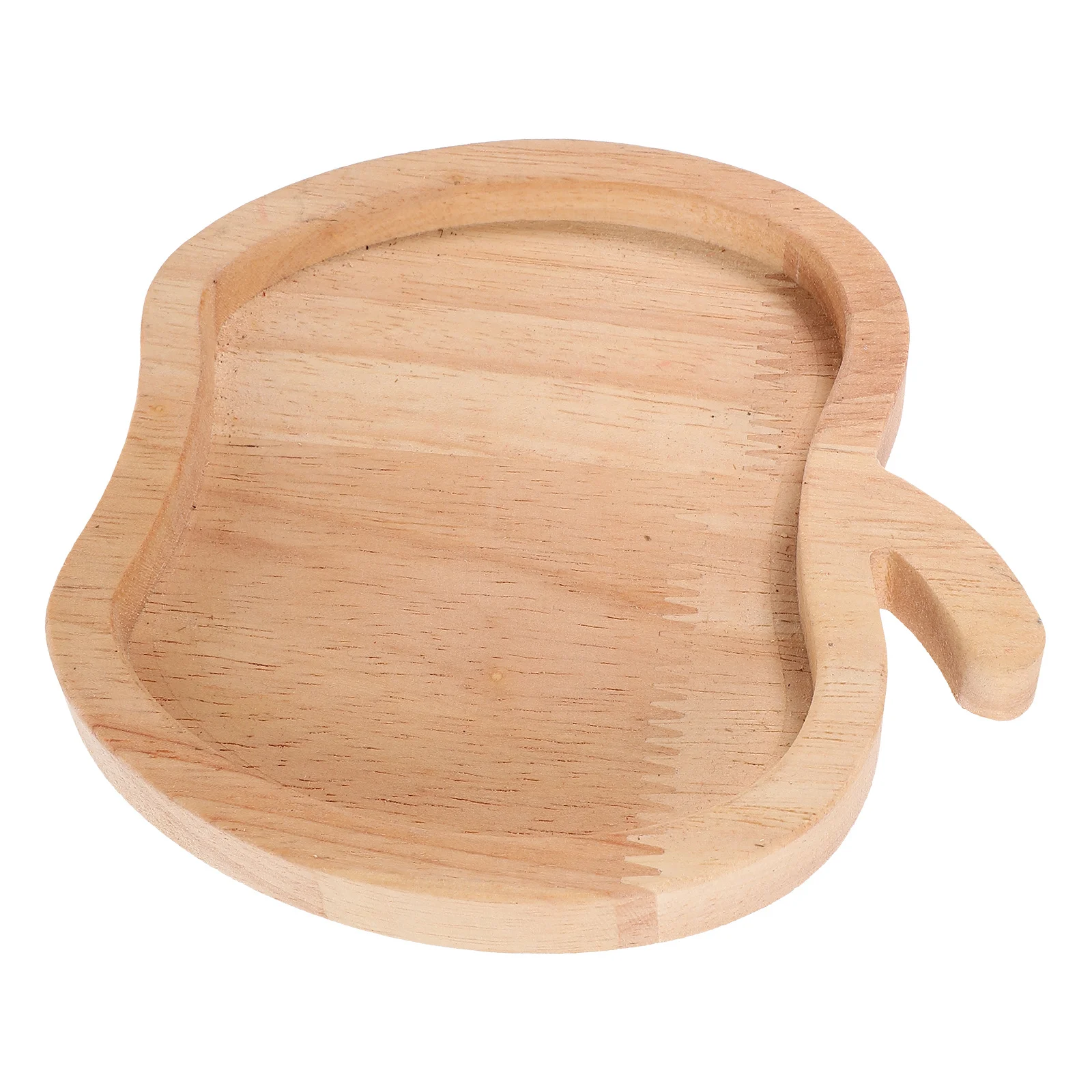 

Wooden Apple Shaped Snack Tray Decorative Fruit Serving Plate Multipurpose Kitchen Tableware Wood Snack Tray Food Plate