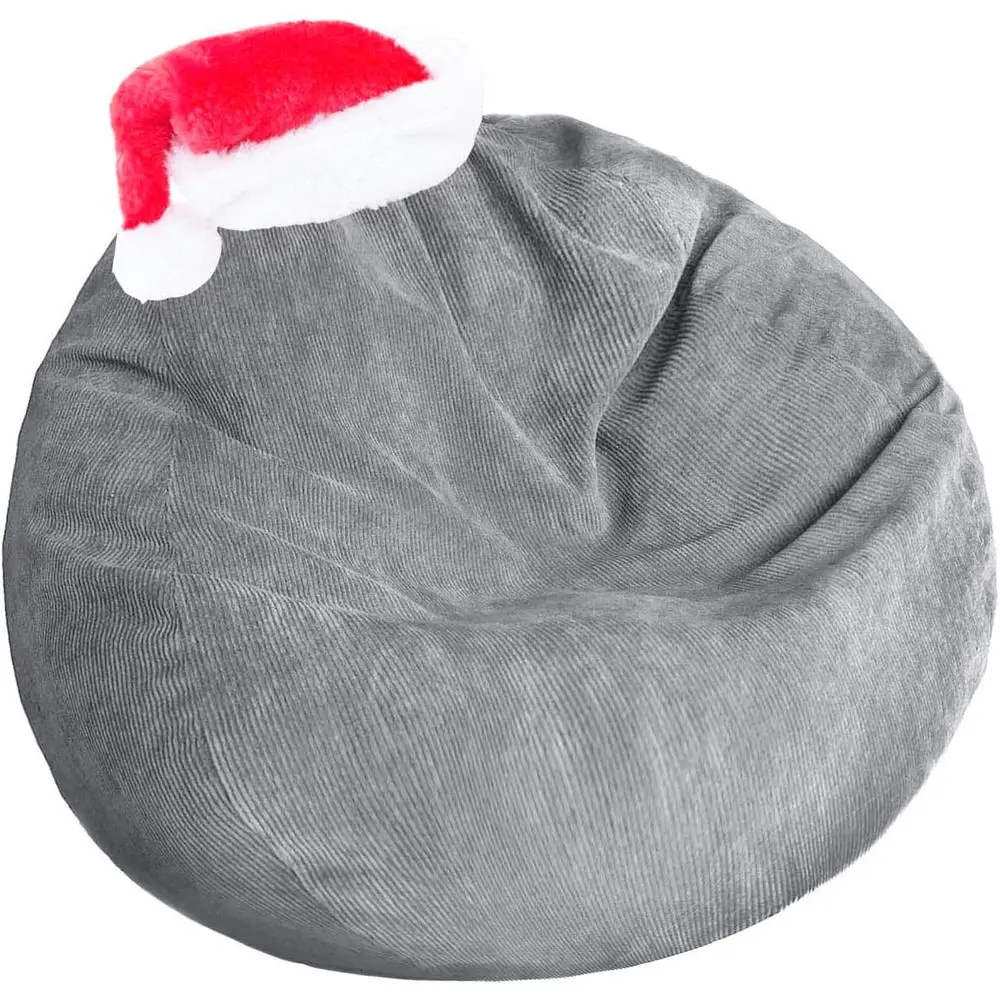 

Чехол на кресло-мешок для хранения чучел животных (без наполнителя), моющийся ультрамягкий вельветовый чехол для фасоли для организации плюшевых игрушек или