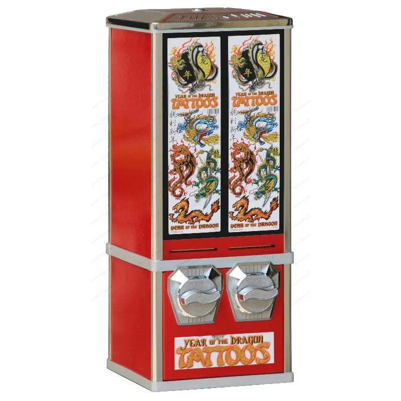 New Tattoo Stickers Vending Machine Small Interactive Activity Card Twisting Machine for Kids Party Game