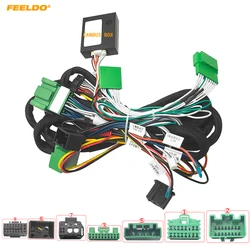 FEELDO Car 16pin Audio Wiring Harness With Canbus Box For Volvo XC90 09-13 Aftermarket Stereo Installation Wire Adapter #HQ7100
